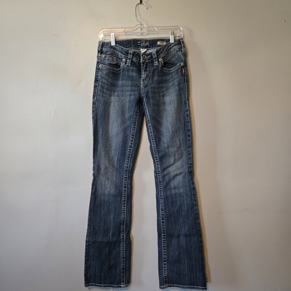 Silver Aiko Flare Jeans